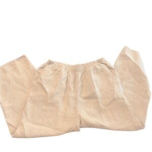 Flax Natural Linen Pants size medium with pockets